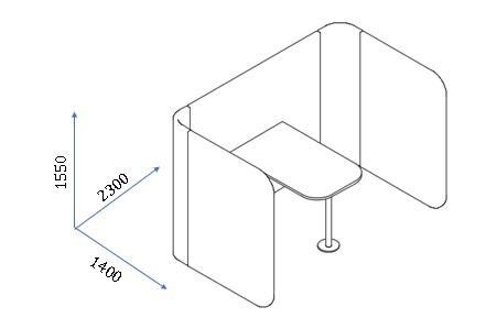 Huddle dimensions