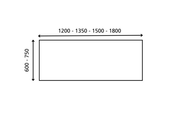 Table top dimensions